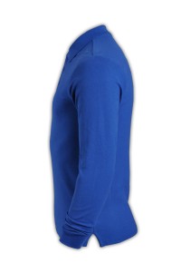 SKLPS011 pure color plain colour bright blue 094 long sleeved men' s Polo shirt 1AD01 online ordering supply long sleeved DIY design polo-shirts cotton 100% breathable polo made in Hk Hong Kong company supplier price side view SKLPS011 pure color plain colour bright blue 094 long sleeved men' s Polo shirt 1AD01 online ordering supply long sleeved DIY design polo-shirts cotton 100% breathable polo made in Hk Hong Kong company supplier price side view